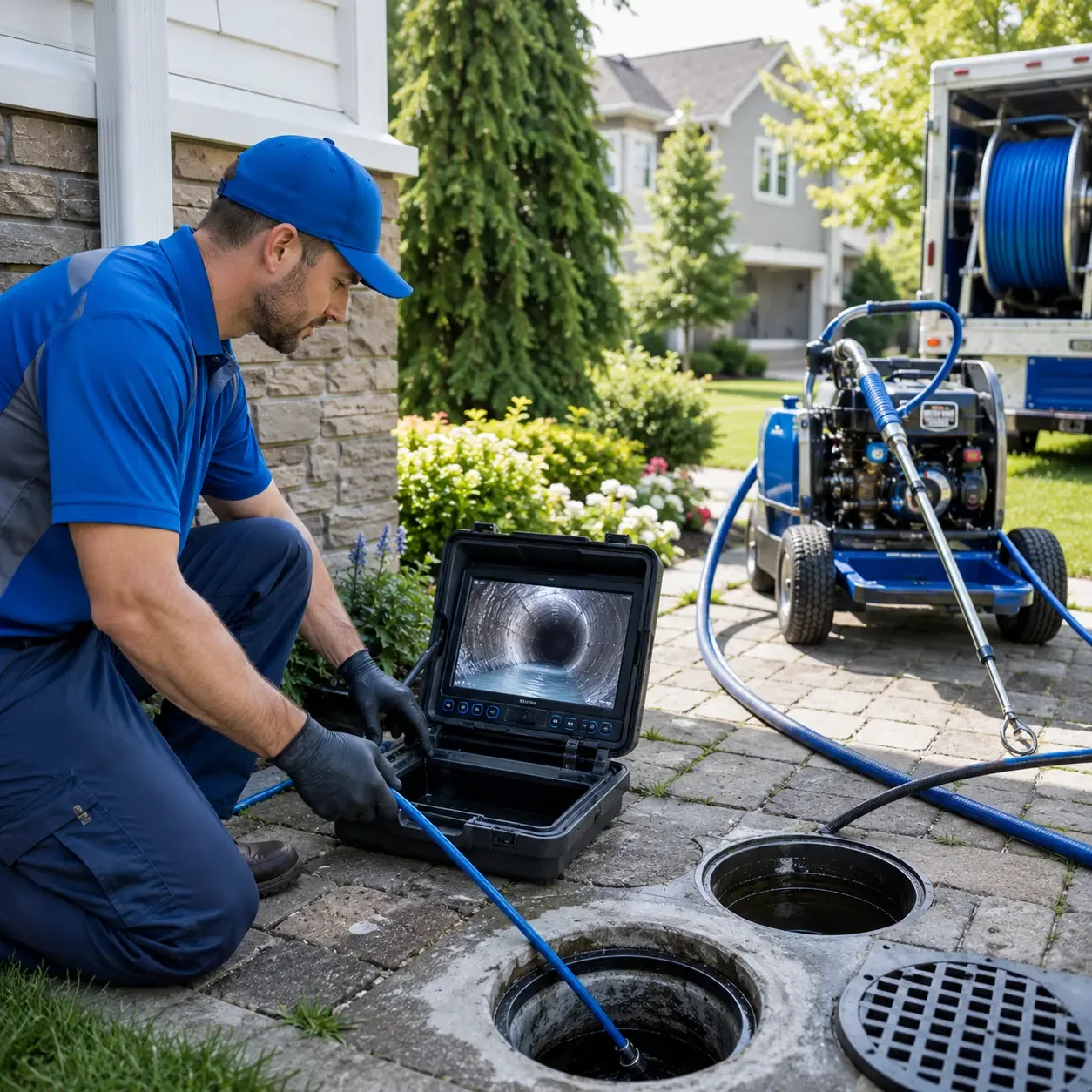Outdoor drain cleaning professionals serving Exmore, VA